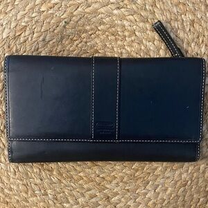 Coach Black Leather Wallet